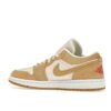 Zapatillas Air Jordan 1 Low SE Twine de pana naranja cuarzo para mujer DH7820-700