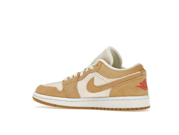 Zapatillas Air Jordan 1 Low SE Twine de pana naranja cuarzo para mujer DH7820-700