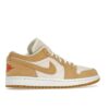 Zapatillas Air Jordan 1 Low SE Twine de pana naranja cuarzo para mujer DH7820-700