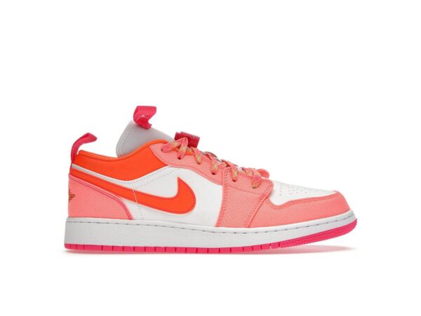 Jordan 1 Low Utility GS Blanco Naranja Rosa DJ0530-801