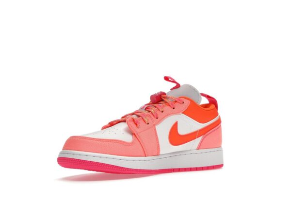 Jordan 1 Low Utility GS Blanco Naranja Rosa DJ0530-801