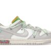 Nike Dunk Low Off-White Lote 7 – DM1602-108 – Vela/Gris neutro/Verde vapor