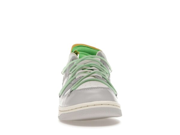 Nike Dunk Low Off-White Lote 7 – DM1602-108 – Vela/Gris neutro/Verde vapor