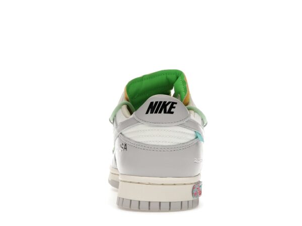 Nike Dunk Low Off-White Lote 7 – DM1602-108 – Vela/Gris neutro/Verde vapor