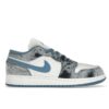 DM8947-100_01 S1 Zapatillas Air Jordan 1 Low Washed Denim GS Azul Blanco DM8947-100