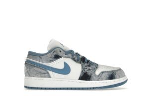Zapatillas Air Jordan 1 Low Washed Denim GS Azul Blanco DM8947-100