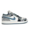 DM8947-100_35 S1 Zapatillas Air Jordan 1 Low Washed Denim GS Azul Blanco DM8947-100