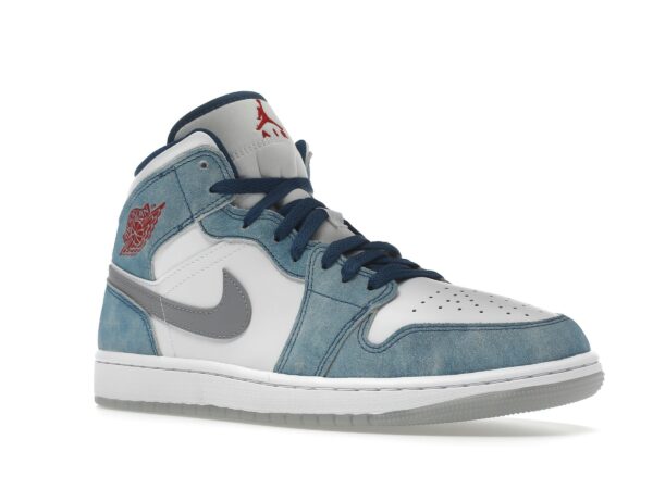 Air Jordan 1 Mid Azul Francés Rojo Fuego – DN3706-401