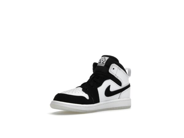 DN4323-100_15 S1 Jordan 1 Mid SE Diamond (PS) Zapatillas preescolares – Blanco/Multicolor/Negro – DN4323-100
