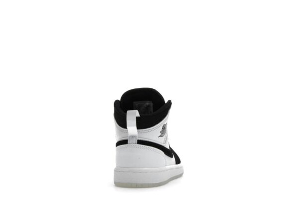 DN4323-100_29 S1 Jordan 1 Mid SE Diamond (PS) Zapatillas preescolares – Blanco/Multicolor/Negro – DN4323-100