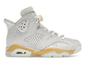 Jordan 6 Retro Craft Paris Olympics - Zapatillas para mujer - Platino puro/Azul glaciar/Oro metalizado - DQ4914-074