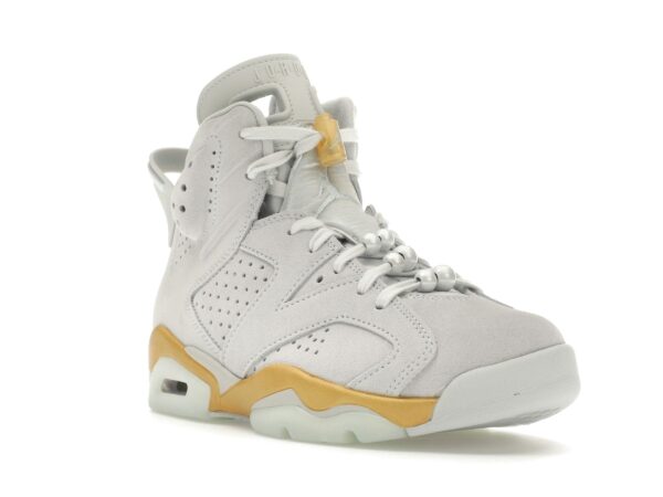 Jordan 6 Retro Craft Paris Olympics - Zapatillas para mujer - Platino puro/Azul glaciar/Oro metalizado - DQ4914-074