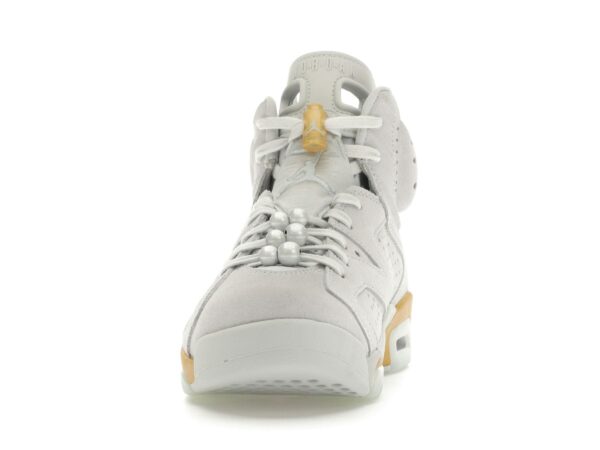 Jordan 6 Retro Craft Paris Olympics - Zapatillas para mujer - Platino puro/Azul glaciar/Oro metalizado - DQ4914-074