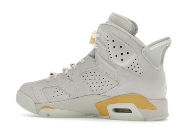 Jordan 6 Retro Craft Paris Olympics - Zapatillas para mujer - Platino puro/Azul glaciar/Oro metalizado - DQ4914-074