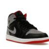 Jordan 1 Mid Bred Shadow Leather - Negro/Rojo/Gris - DQ8426-006