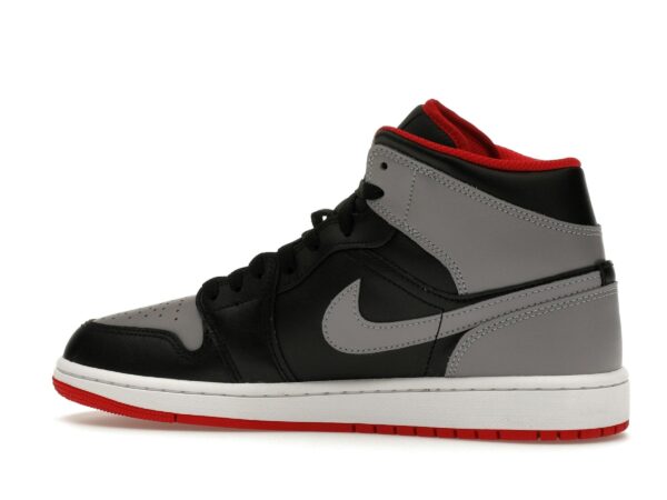 Jordan 1 Mid Bred Shadow Leather - Negro/Rojo/Gris - DQ8426-006