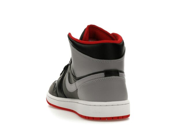 Jordan 1 Mid Bred Shadow Leather - Negro/Rojo/Gris - DQ8426-006