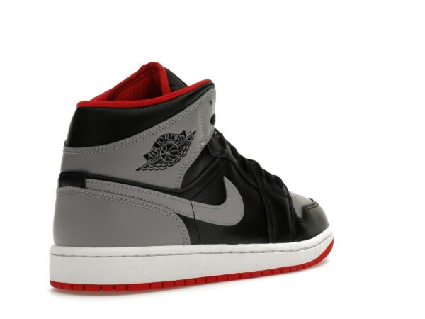 Jordan 1 Mid Bred Shadow Leather - Negro/Rojo/Gris - DQ8426-006