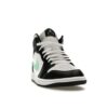 Jordan 1 Mid Green Glow DQ8426-103 Zapatillas blancas/negras-verdes Glow