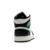 Jordan 1 Mid Green Glow DQ8426-103 Zapatillas blancas/negras-verdes Glow