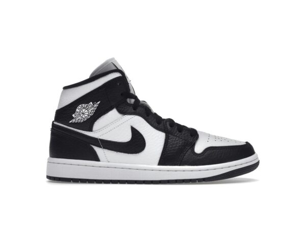 DR0501-101_01 S1 Jordan 1 Mid Split - Zapatillas de deporte para mujer, color negro y blanco, DR0501-101