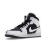 DR0501-101_15 S1 Jordan 1 Mid Split - Zapatillas de deporte para mujer, color negro y blanco, DR0501-101