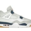 Nike SB Air Jordan 4 Retro 'Navy' – Blanco cumbre/Azul marino – DR5415-100