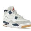 Nike SB Air Jordan 4 Retro 'Navy' – Blanco cumbre/Azul marino – DR5415-100