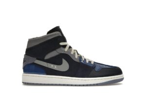 Air Jordan 1 Mid SE Craft Obsidian French Blue Ashen Slate White – DR8868-400