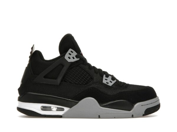 Air Jordan 4 Retro Lona Negra (GS) – DV0553-006