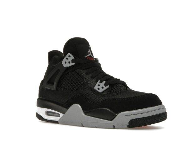 Air Jordan 4 Retro Lona Negra (GS) – DV0553-006