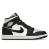 Jordan 1 Mid Panda para mujer, DV0991-101, blanco/negro