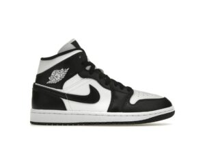 Jordan 1 Mid Panda para mujer, DV0991-101, blanco/negro