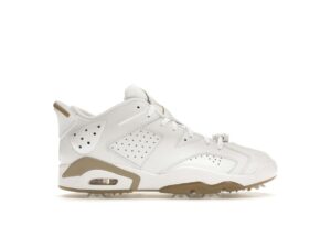 Jordan 6 Retro Low Golf Shoes Blanco Caqui DV1376-100
