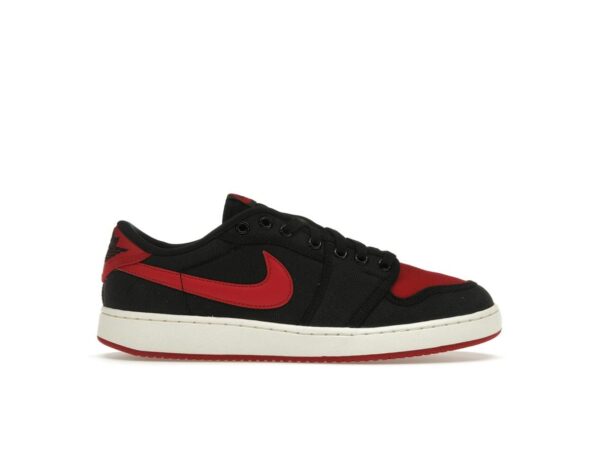 Jordan 1 Retro AJKO Low Bred Zapatillas DX4981-006 Negro Rojo Universitario Blanco