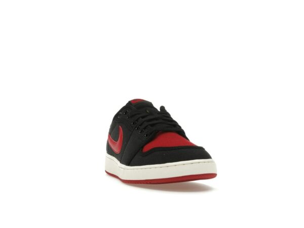 Jordan 1 Retro AJKO Low Bred Zapatillas DX4981-006 Negro Rojo Universitario Blanco