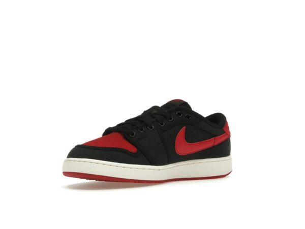 Jordan 1 Retro AJKO Low Bred Zapatillas DX4981-006 Negro Rojo Universitario Blanco