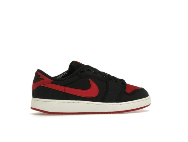 Jordan 1 Retro AJKO Low Bred Zapatillas DX4981-006 Negro Rojo Universitario Blanco