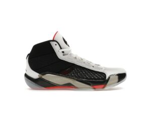 Jordan 38 Fundamentals Clear Sole DZ3356-106 Blanco Negro Rojo Sirena