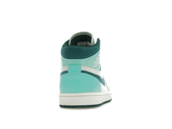Jordan 1 Mid Chenille Turquesa Blanqueado para Mujer DZ3745-300