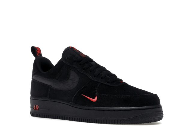 Nike Air Force 1 Low Multi-Swoosh Negro Carmesí – DZ4514-001