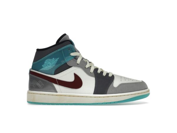 Jordan 1 Mid SE Exploration Unit Sail Grey Blue Red FB1870-161