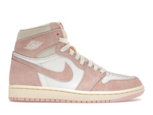 Zapatillas Air Jordan 1 Retro High OG de ante rosa lavado para mujer – FD2596-600