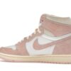 Zapatillas Air Jordan 1 Retro High OG de ante rosa lavado para mujer – FD2596-600