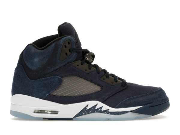 Jordan 5 Retro Georgetown – FD6812-400 – Azul marino medianoche/Negro/Gris fútbol – Lanzamiento en noviembre de 2023