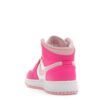 Jordan 1 Mid Fierce Pink GS - Zapatillas de piel blancas y rosas - FD8780-116