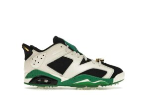 Jordan 6 Retro Low Golf NRG Eastside Golf 1961 – FJ0848-100 – Blanco/Malaquita/Negro/Dorado metalizado
