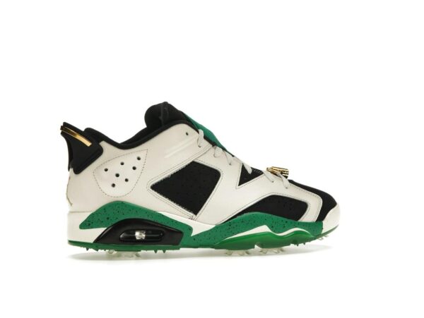Jordan 6 Retro Low Golf NRG Eastside Golf 1961 – FJ0848-100 – Blanco/Malaquita/Negro/Dorado metalizado