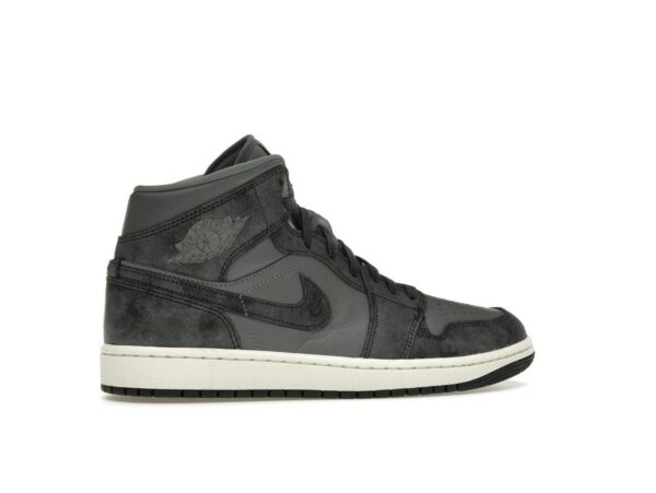 Jordan 1 Mid Distressed Smoke Grey para mujer FJ3448-001