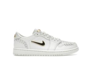 Jordan 1 Low Método de fabricación Vela Oro metalizado para mujer FN5032-100